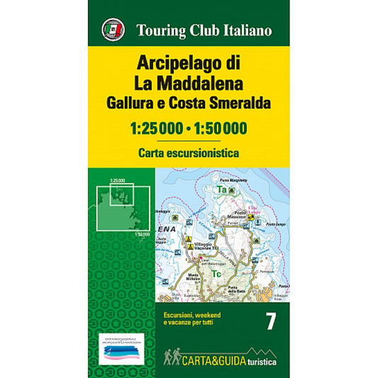 Maddalena National Park Hiking Map Bundle: Map + Guide