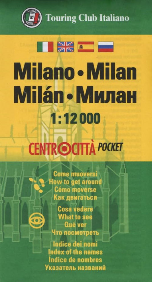 Milan, Italy Pocket Map