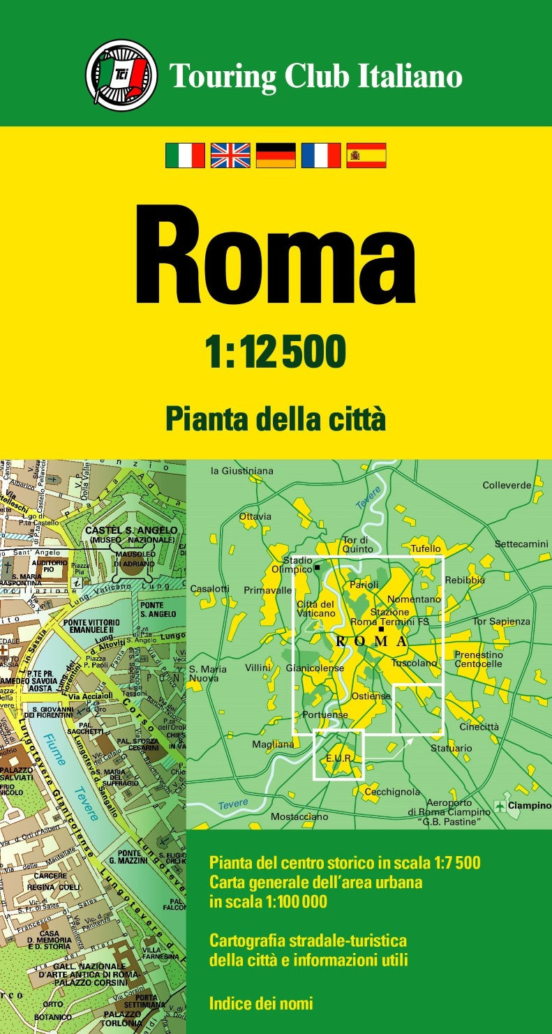 Roma : 1:12,500 : pianta della citta