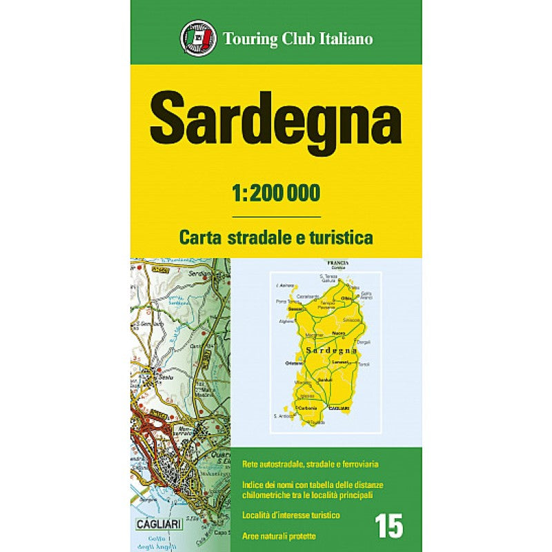 Sardegna : carta stradale e turistica = Sardinia : road and tourist map