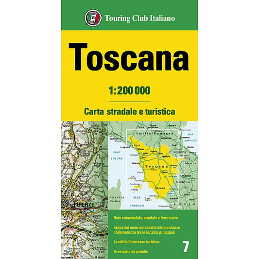 Toscana : 1:200,000 Road and Tourist Map