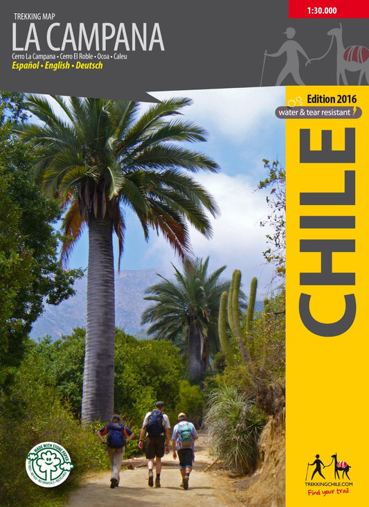 La Campana, Chile : Travel & Trekking Map