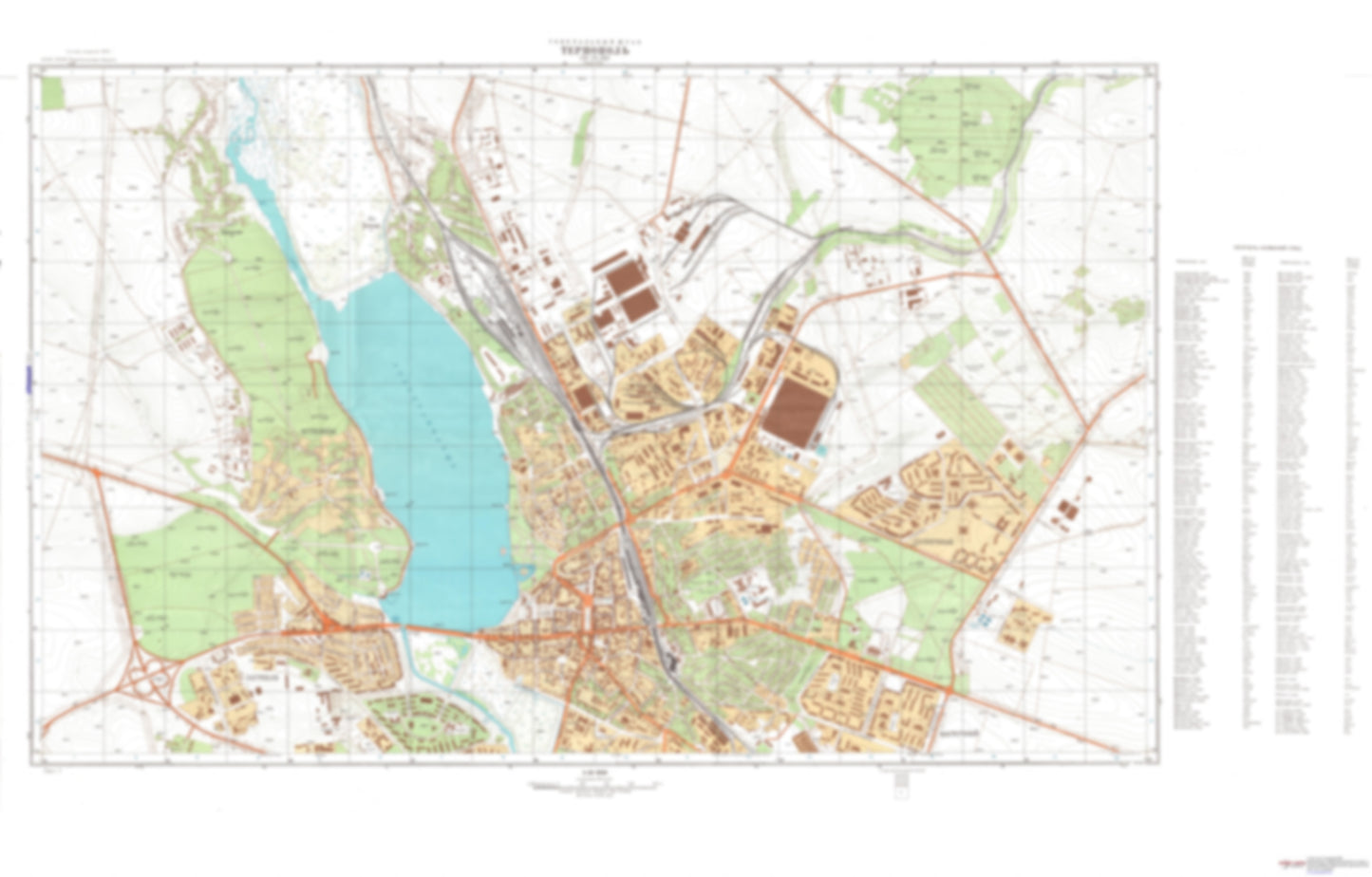 Ternopol 1 (Ukraine) - Soviet Military City Plans