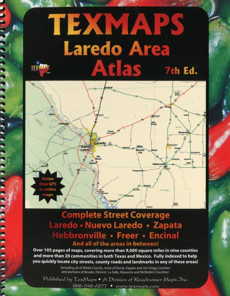 Laredo area atlas : Laredo : Nuevo Laredo : Zapata : Hebbronville : Freer : Encinal