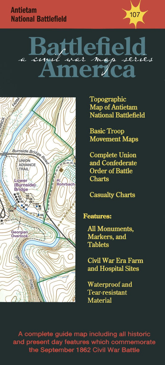 Antietam National Battlefield Map