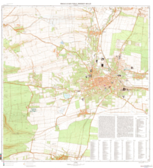 Thomas, Muntzer, Stadt, Muhlhausen (Germany) - Soviet Military City Plans