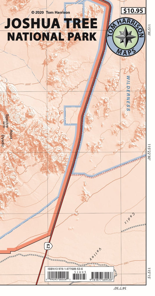 Joshua Tree National Park, California recreation map