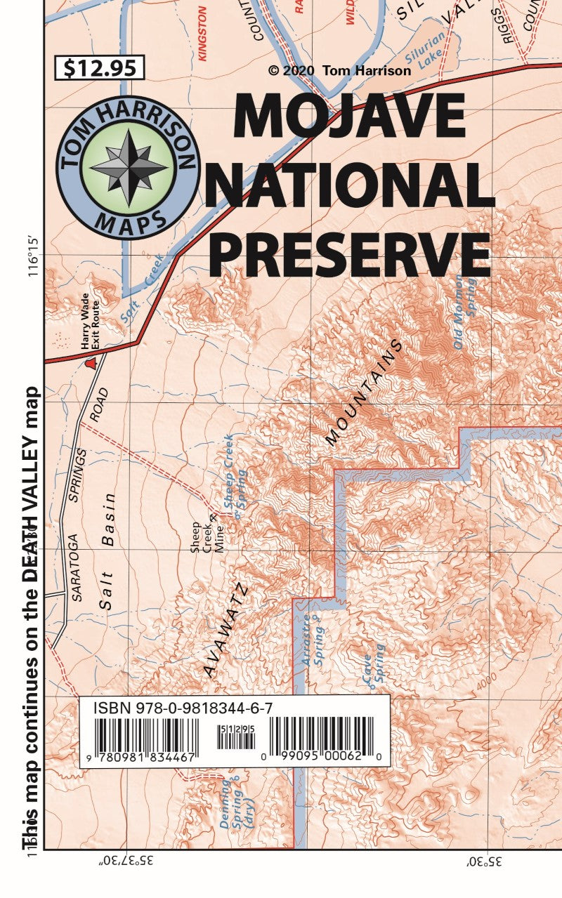 Mojave National Preserve recreation map