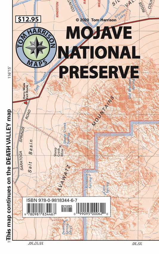 Mojave National Preserve recreation map