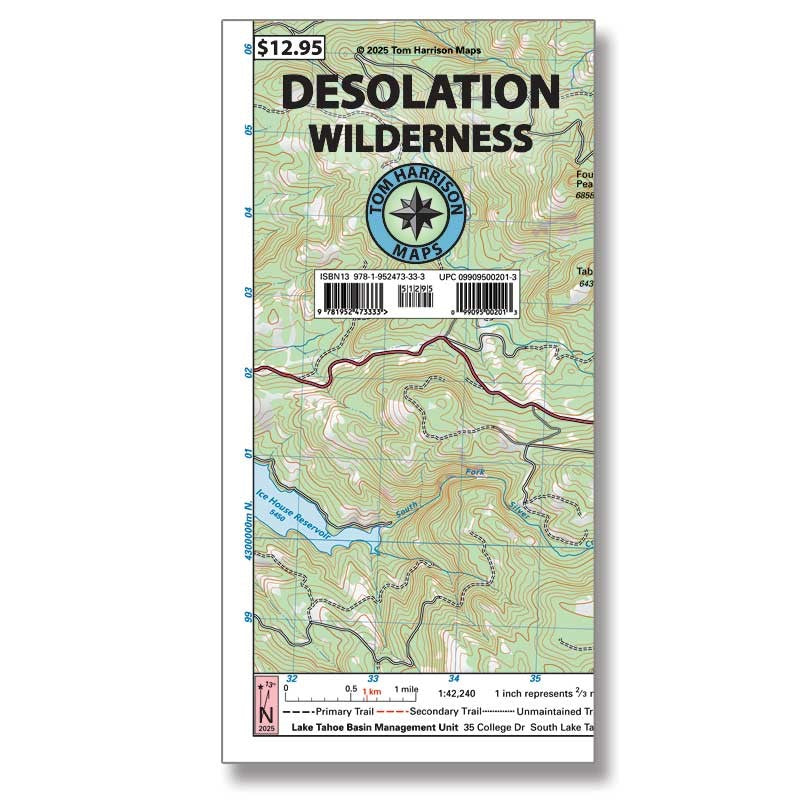 Desolation Wilderness Trail Map