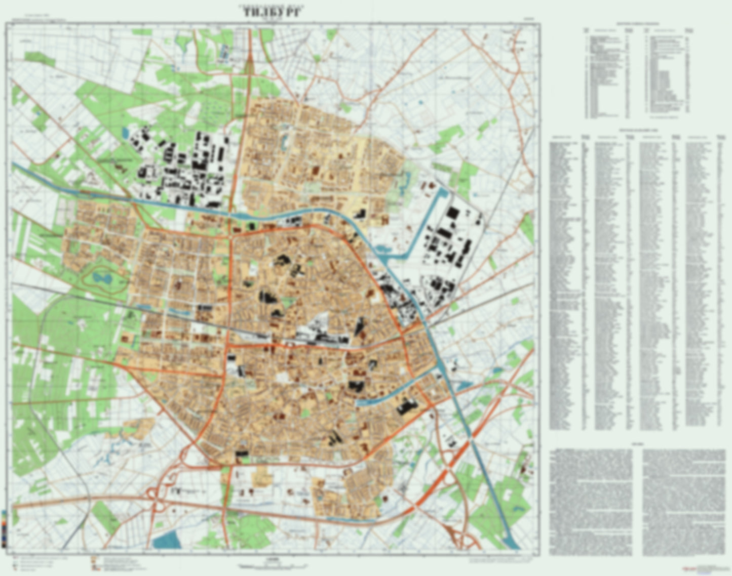 Tilburg (Netherlands) - Soviet Military City Plans