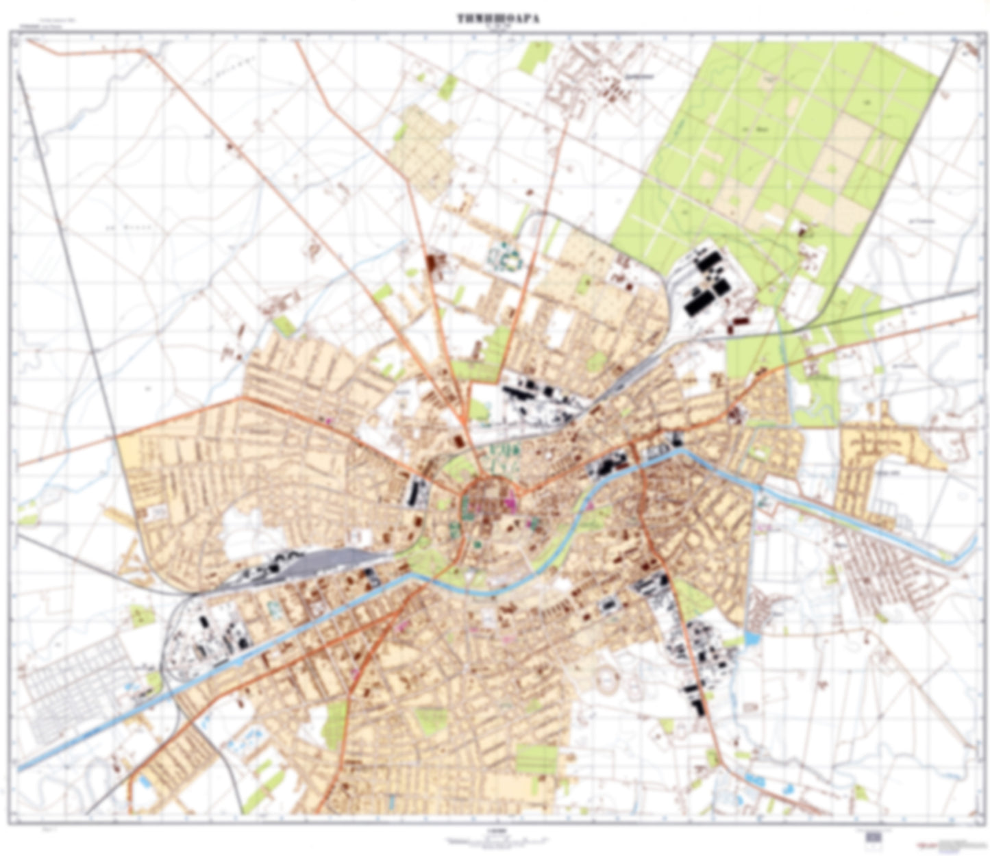 Timisoara 1 (Romania) - Soviet Military City Plans