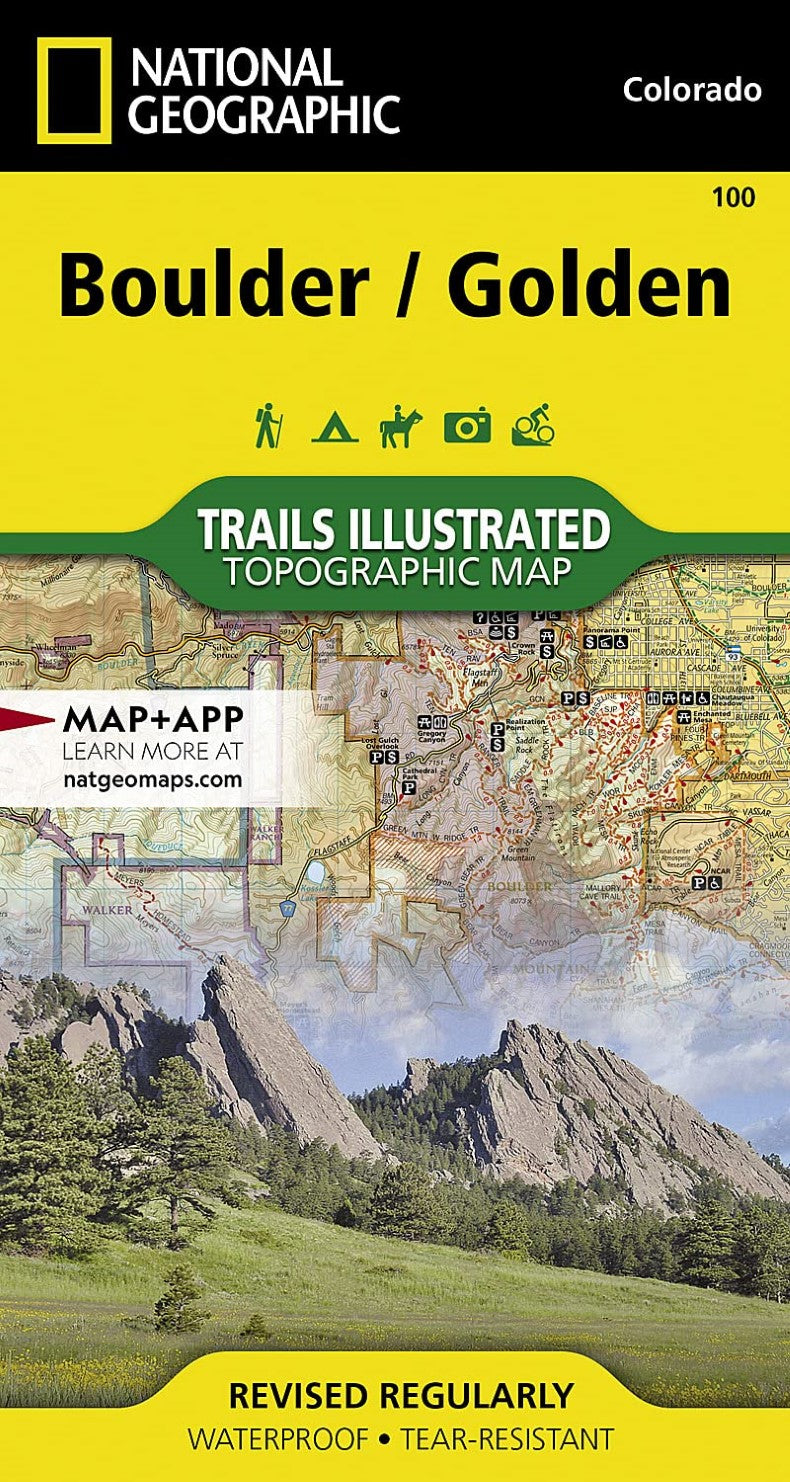 Boulder/Golden Trails Illustrated Map