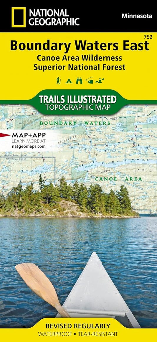 Boundary Water Canoe Area Wilderness East Trails Map