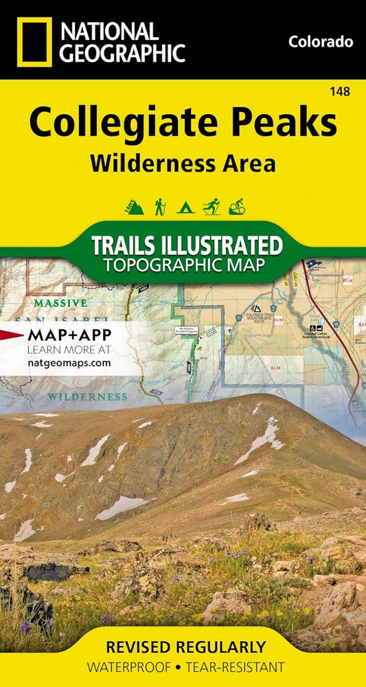 Collegiate Peaks Wilderness, Map 148