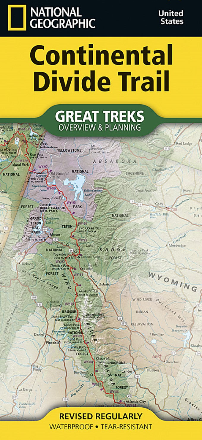 Continental Divide Trail Overview & Planning Map