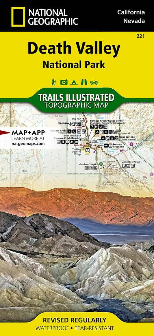 Death Valley National Park, Map 221