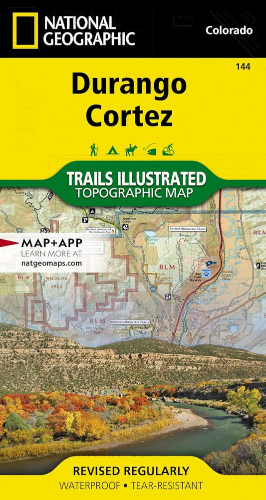 Durango : Cortez Trails Illustrated Map