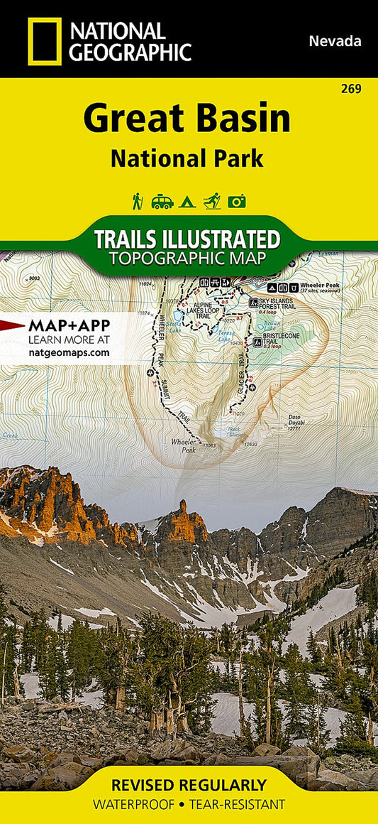 Great Basin National Park Trails Illustrated Topographic Map