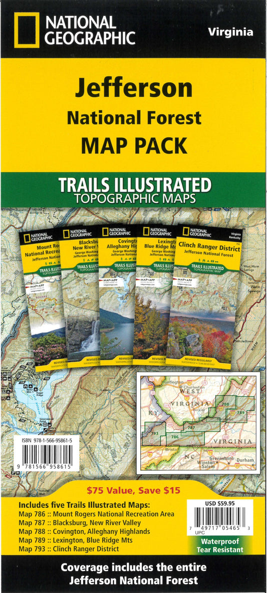 Jefferson National Forest [Map Pack Bundle]