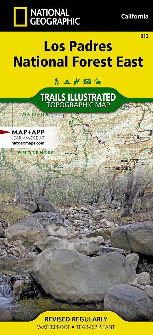 Los Padres National Forest East : California, USA Outdoor Recreation Map