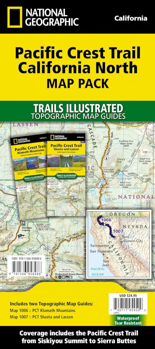 Pacific Crest Trail: California North [Map Pack Bundle]