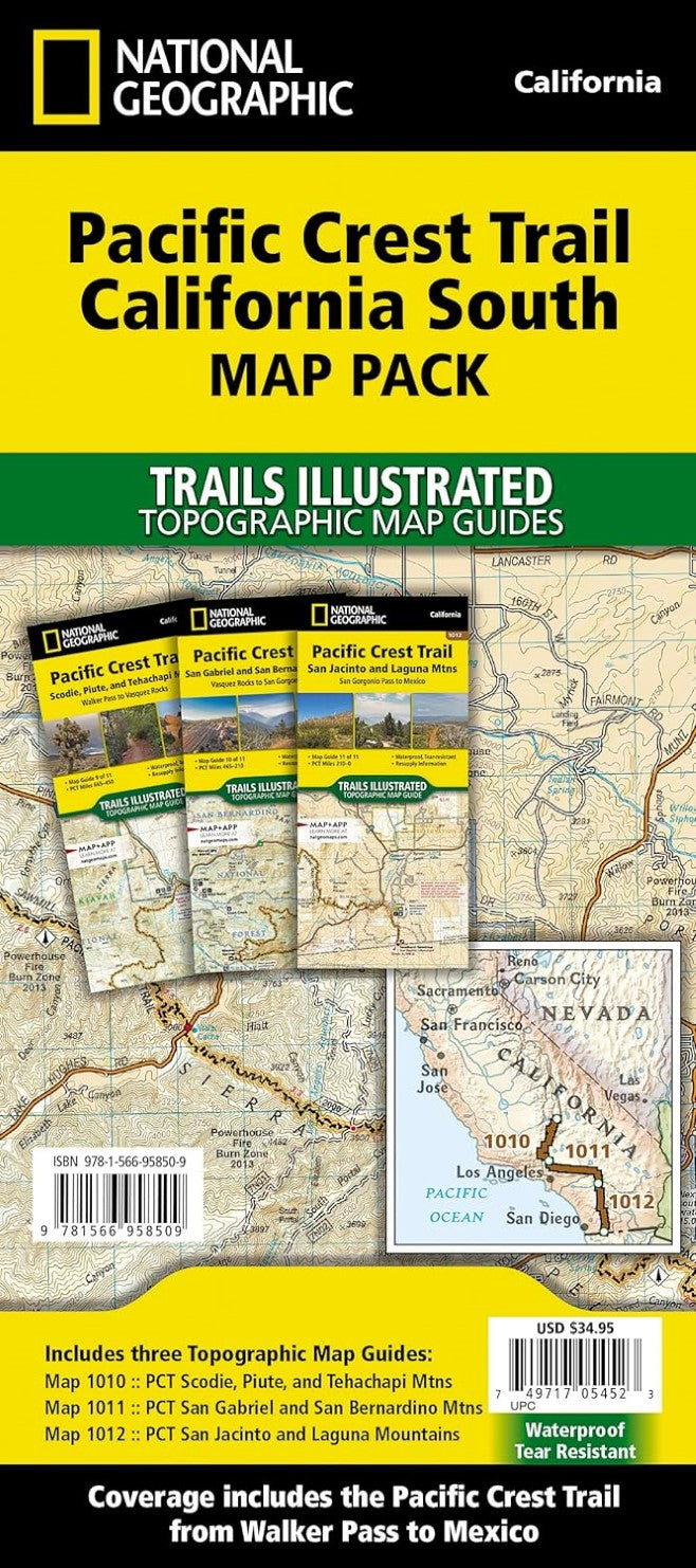 Pacific Crest Trail: California South [Map Pack Bundle]
