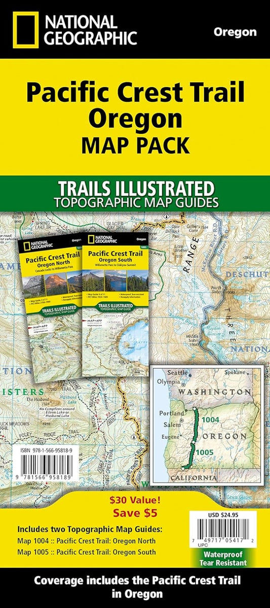 Pacific Crest Trail: Oregon [Map Pack Bundle]