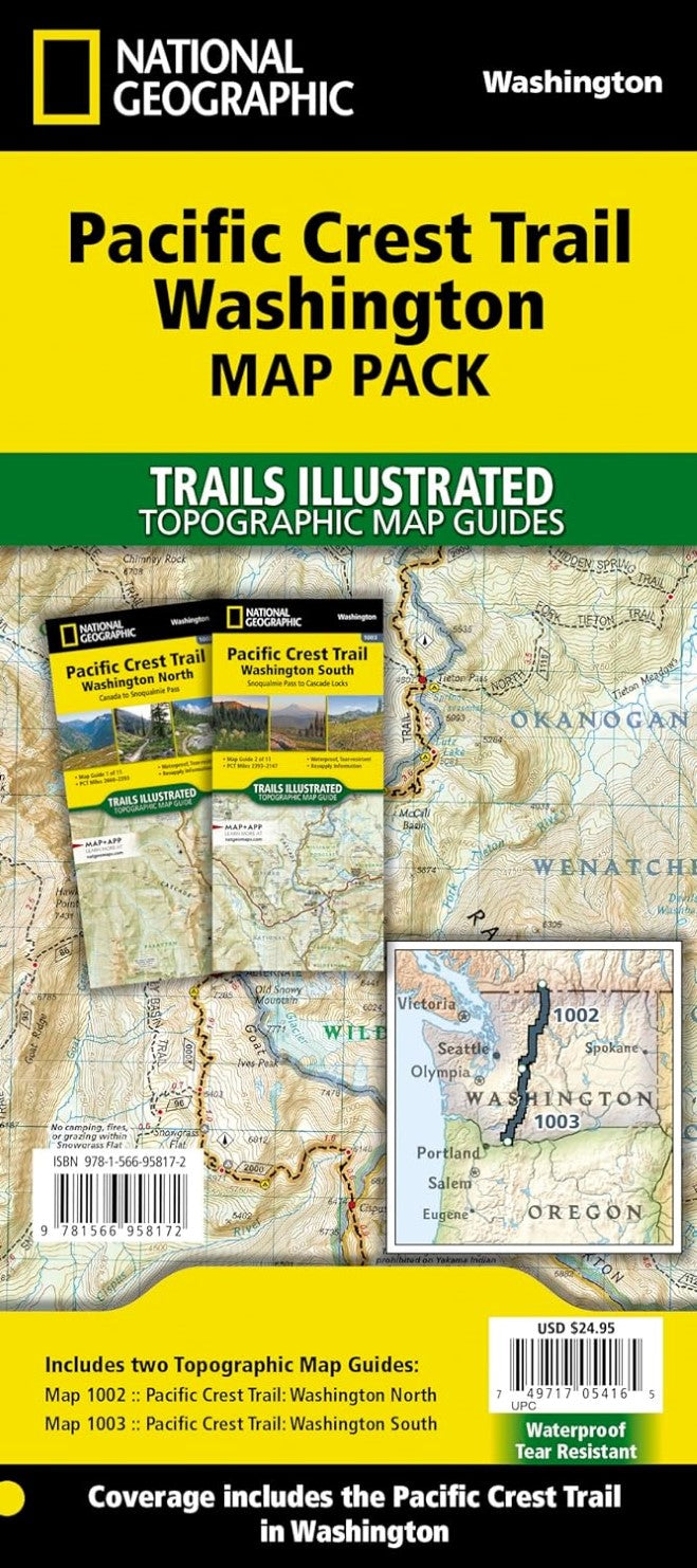 Pacific Crest Trail: Washington [Map Pack Bundle]