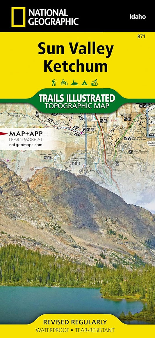 Sun Valley, Ketchum Trails Illustrated Map