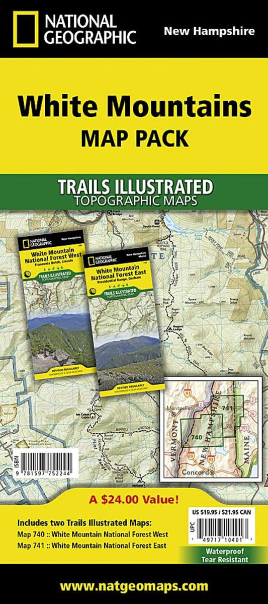 White Mountains National Forest : map pack