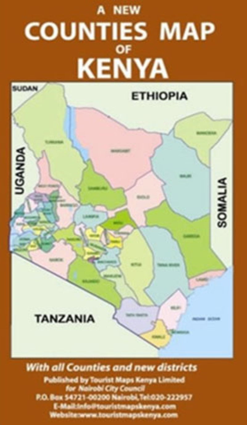 A New Counties Map of Kenya