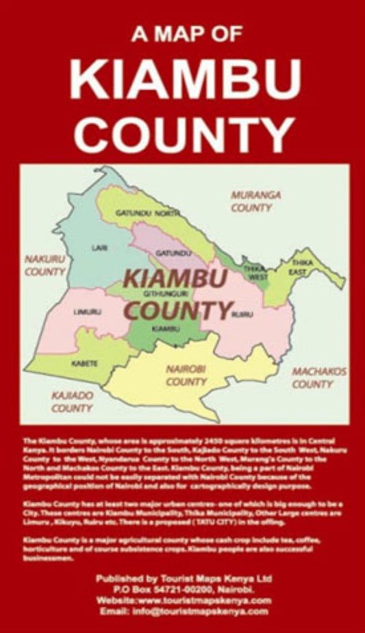 A Map of Kiambu County