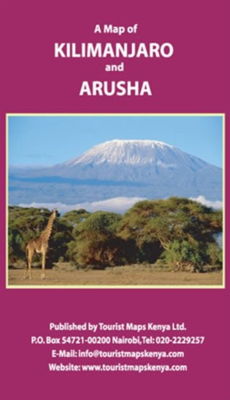 A Map of Kilimanjaro and Arusha