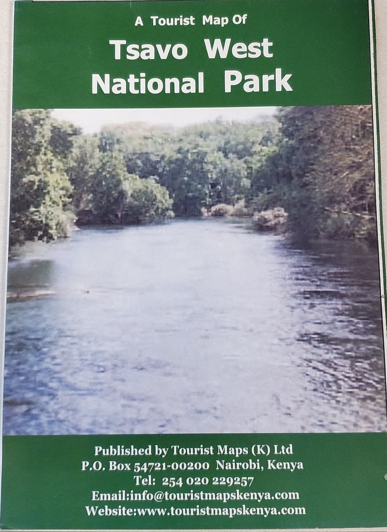 A Tourist Map of Tsavo West National Park – Longitude Maps