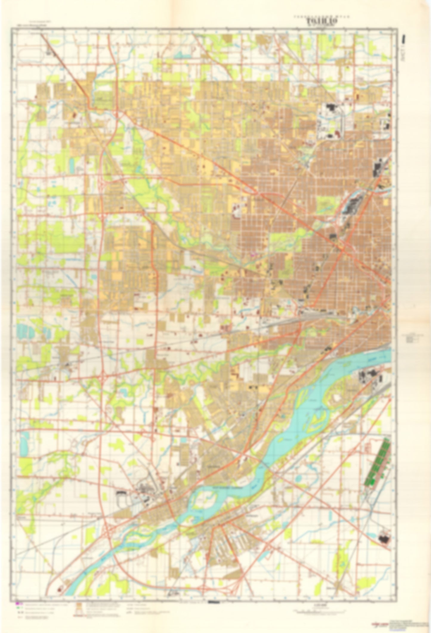 Toledo, OH 1 (USA) - Soviet Military City Plans