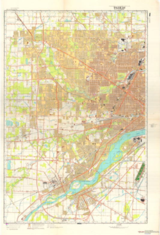 Toledo, OH 1 (USA) - Soviet Military City Plans