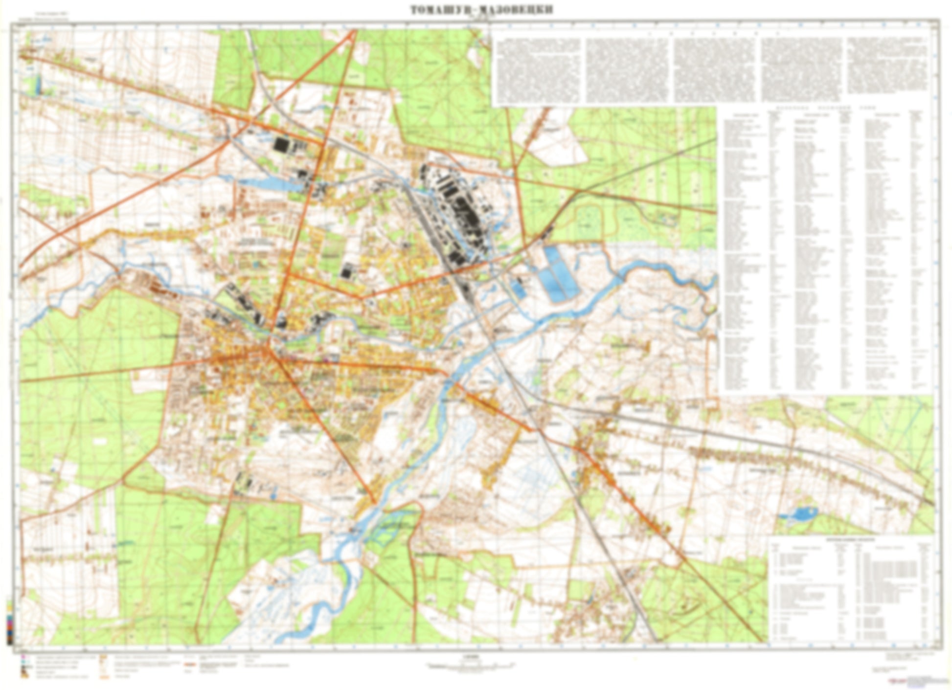 Tomaszow Mazowiecki (Poland) - Soviet Military City Plans