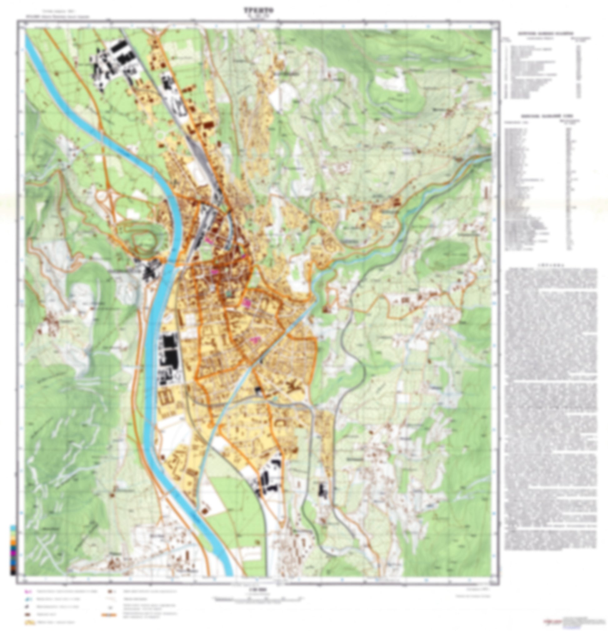 Trento (Italy) - Soviet Military City Plans