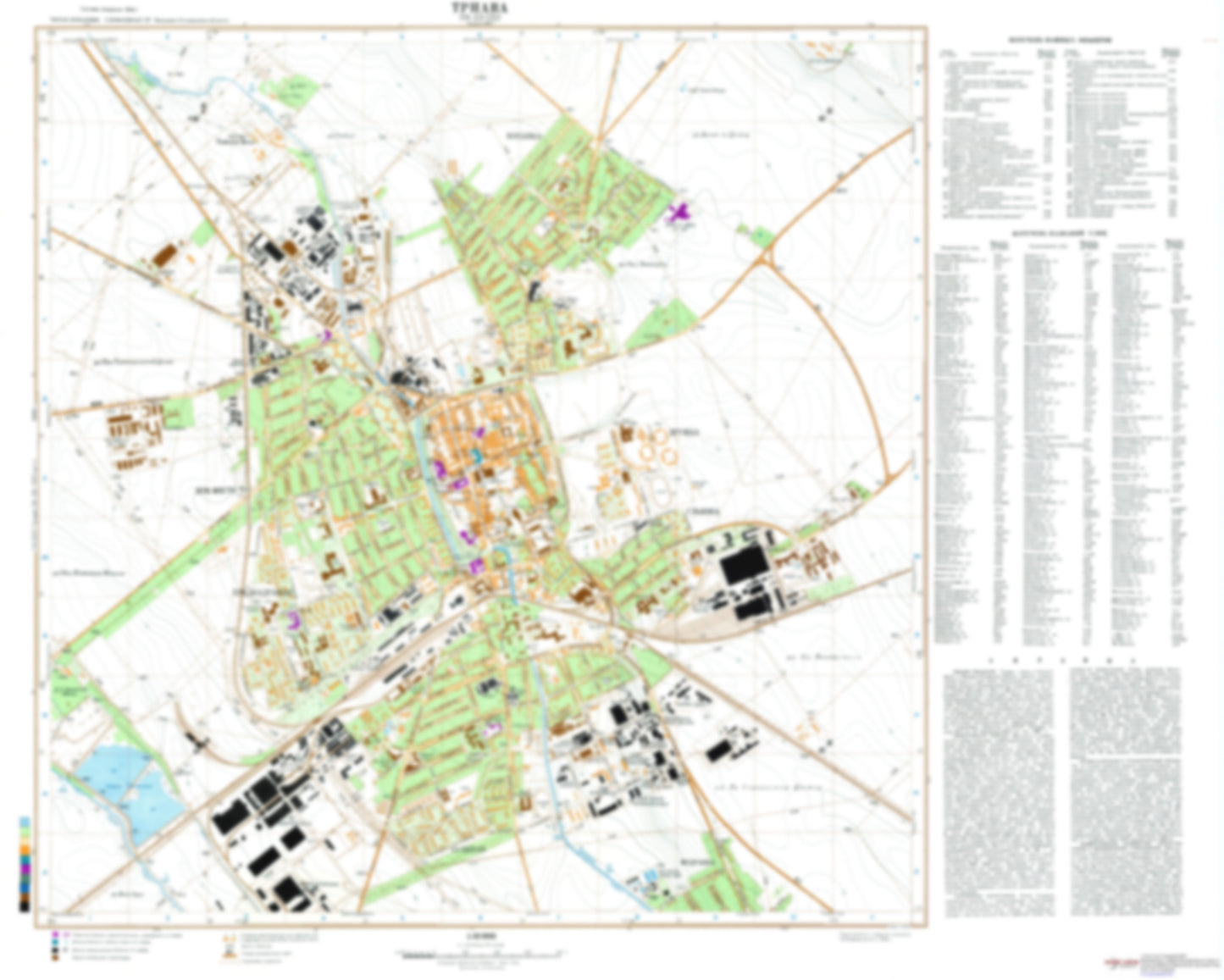 Trnava (Slovakia) - Soviet Military City Plans