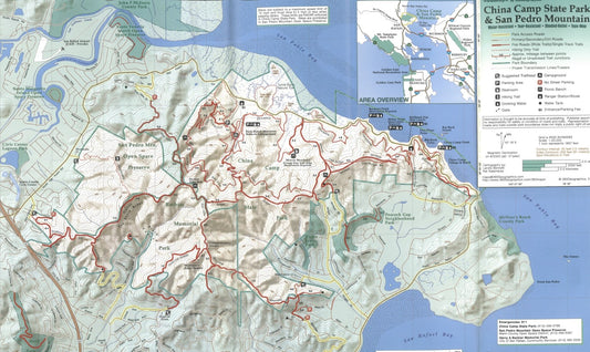 China Camp State Park & San Pedro Mountain, CA : Topo Map