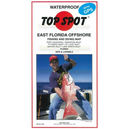 Top Spot Fishing Map N220, East Florida Offshore