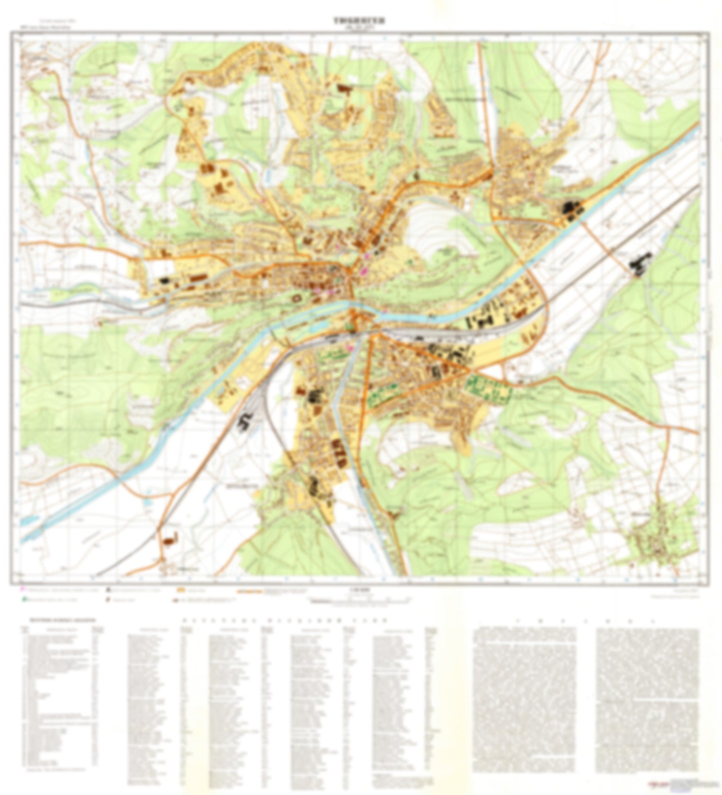 Tubingen (Germany) - Soviet Military City Plans