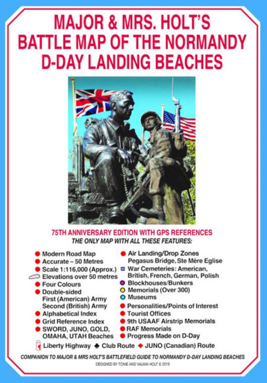 Major & Mrs Holt’s Battle Map of The Normandy D-Day Landing Beaches