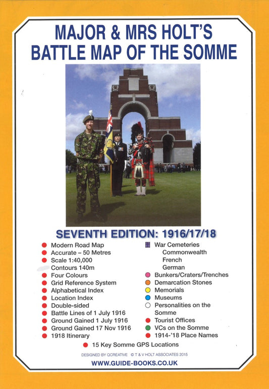 Major & Mrs. Holt's Battle Map : The Somme