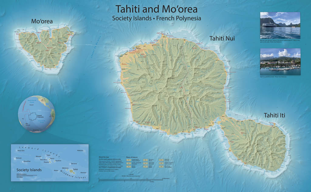Tahiti and Moorea - Paper