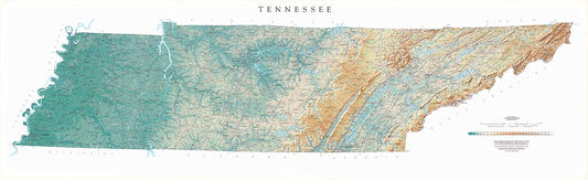 Tennessee [Physical, 21x65, Laminated]