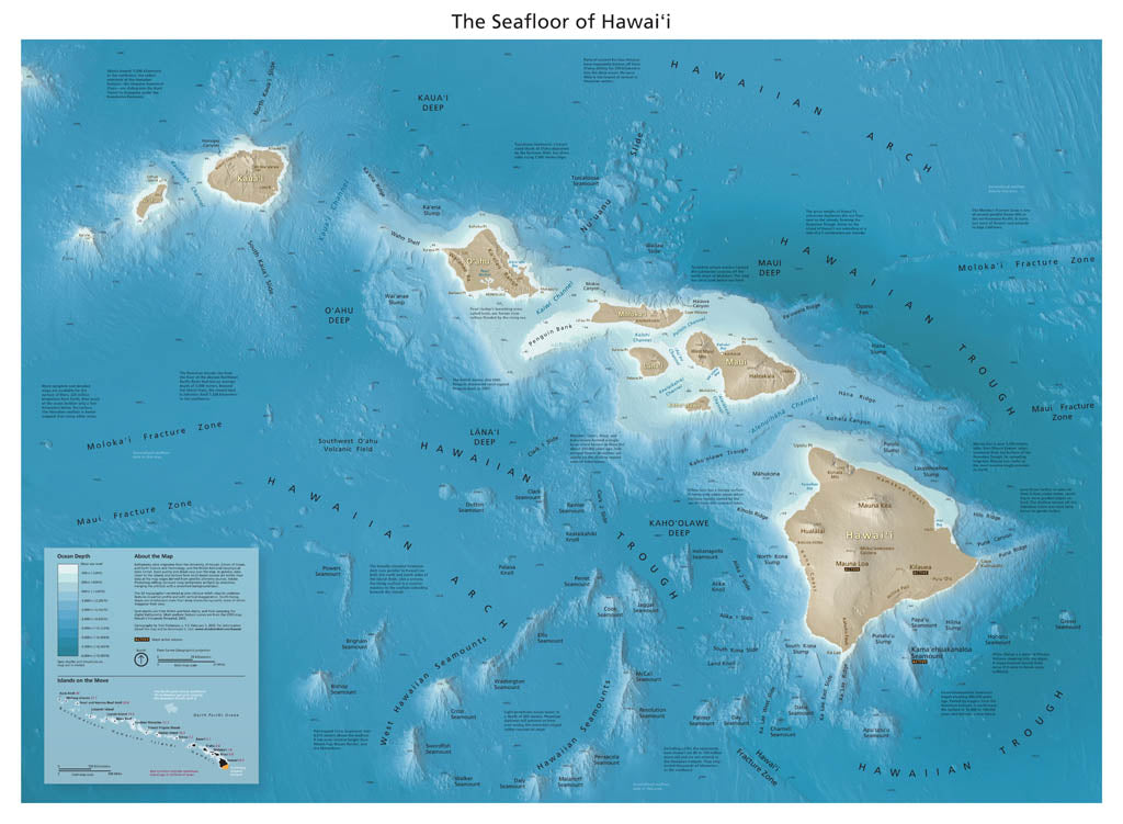 The Seafloor of Hawaii - Metric - Premium Photo Paper