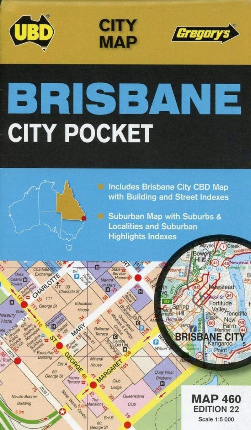 Brisbane Tourist Map – Longitude Maps