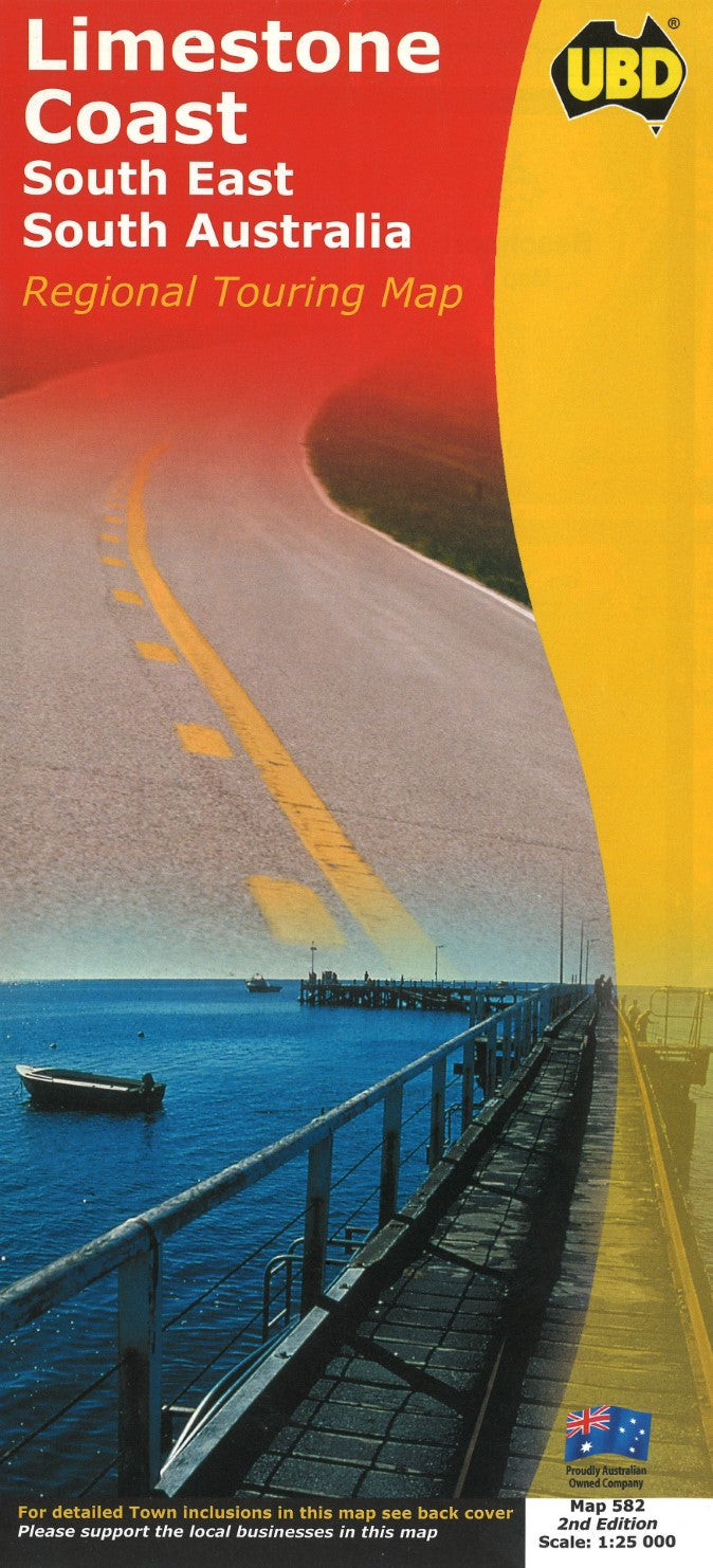 Limestone Coast South East South Australia Regional Touring Map